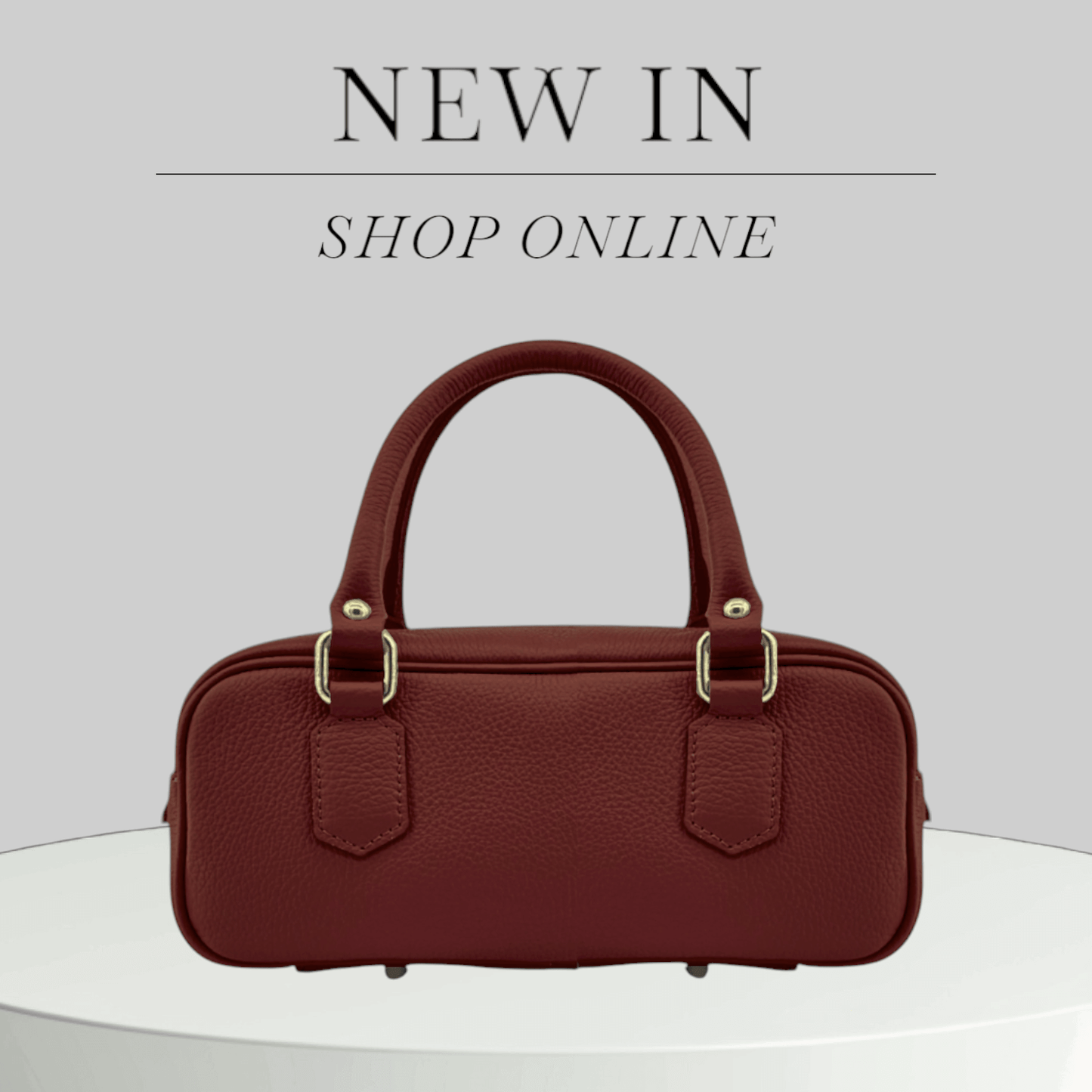 Genuine Italian Leather Handbag – Timeless Design – Ellar Nova