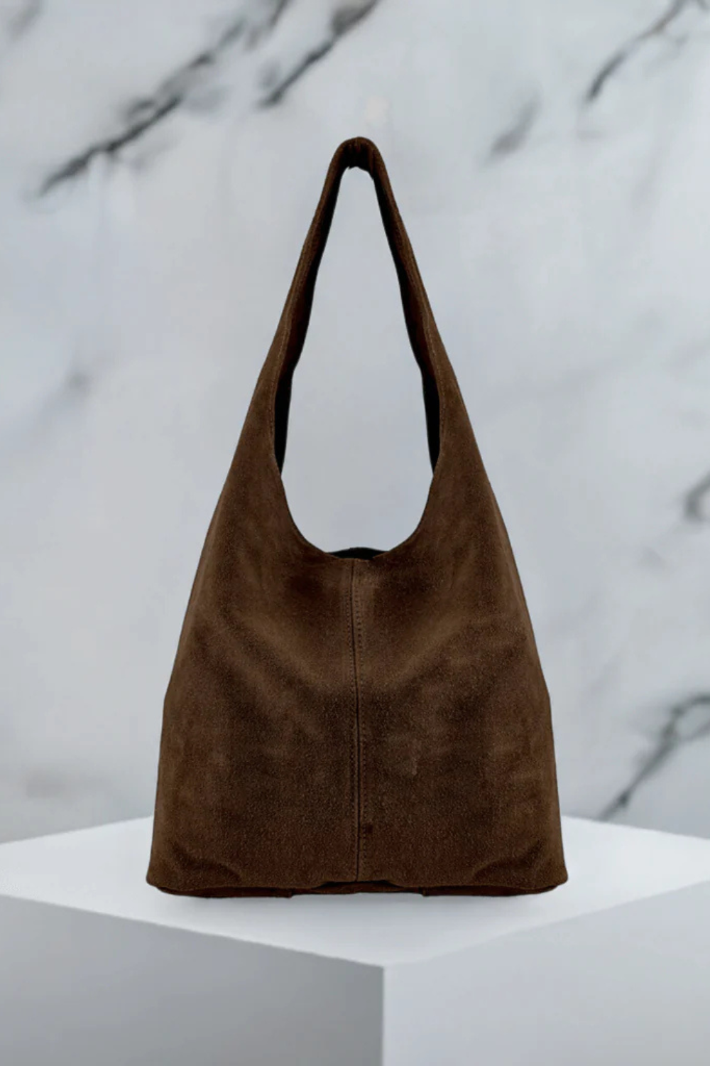 Silvana Suede Leather Hobo Bag