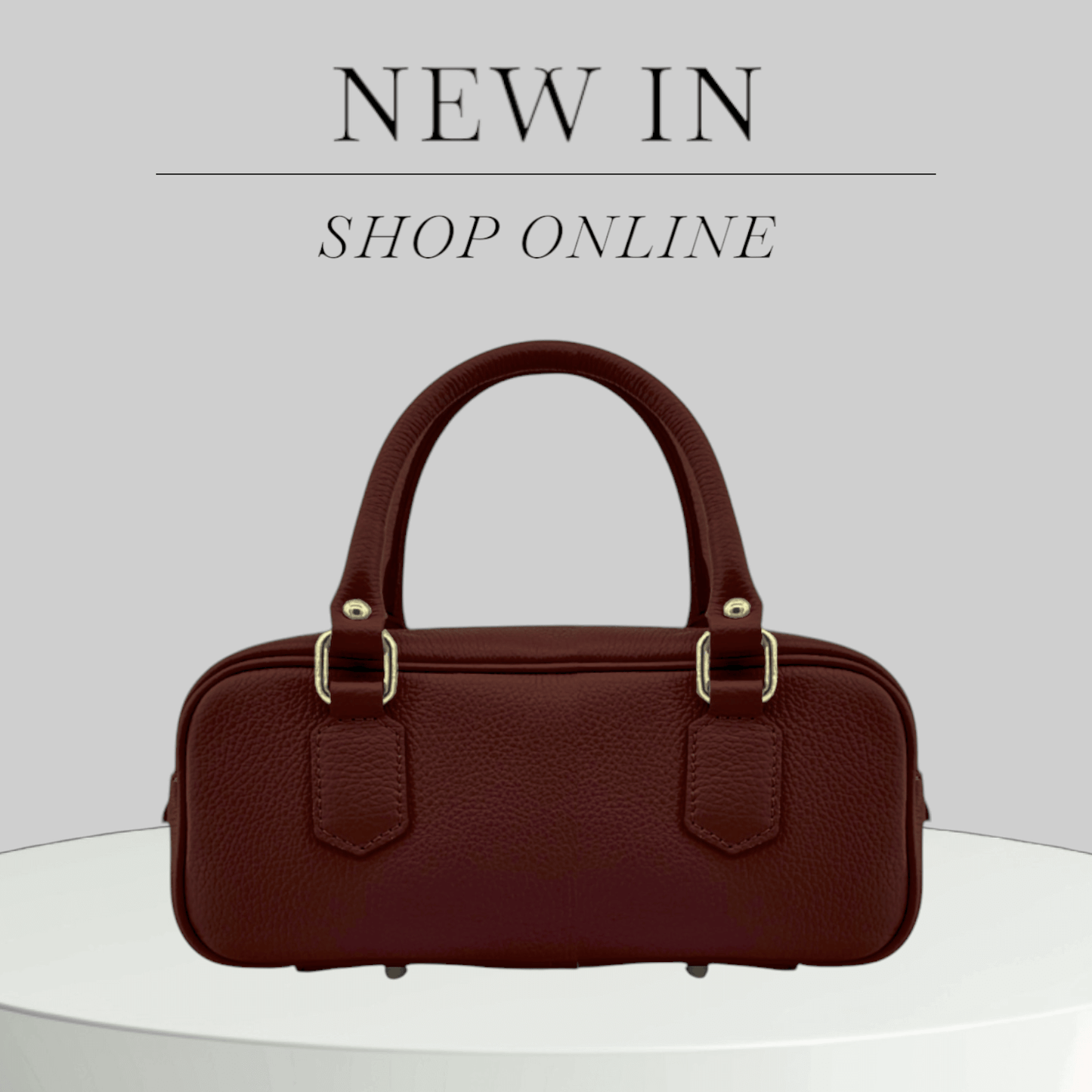 Genuine Italian Leather Handbag – Timeless Design – Ellar Nova