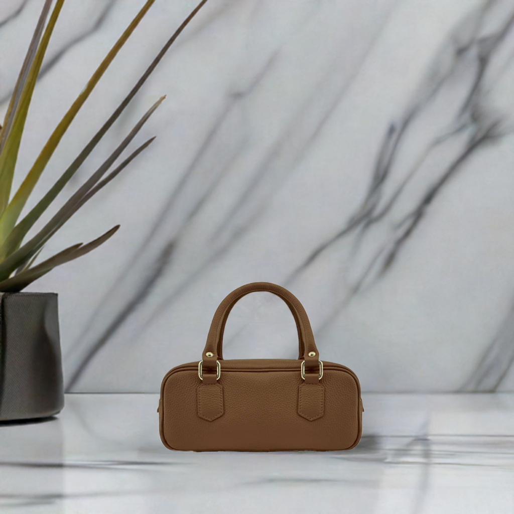 Milano Textured Leather Handbag