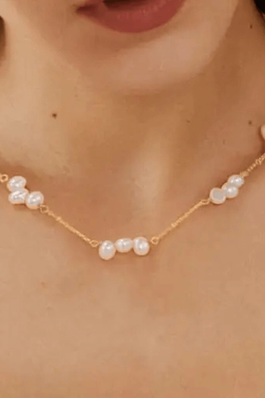 925 Sterling Silver Necklace with Freshwater Pearls – Made in Germany