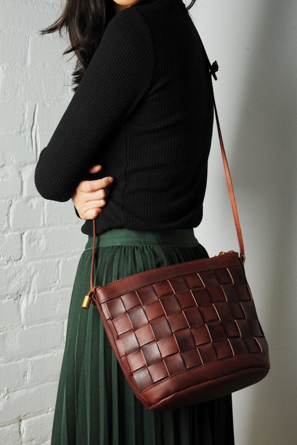 Venture Leather Crossbody Bag