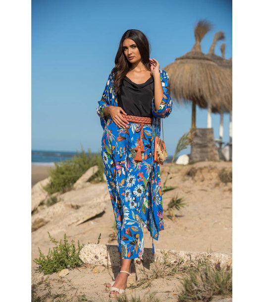 BLUE GARDEN PANTS